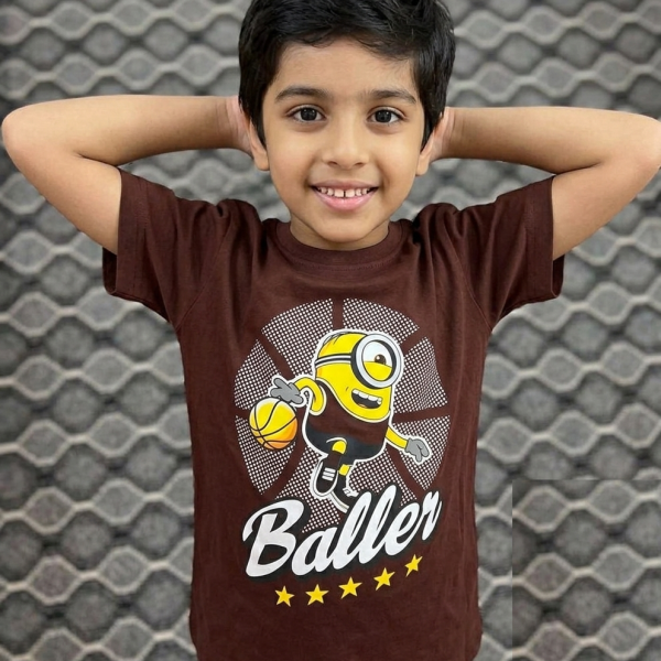 Boys Printed S/Slv T-shirt