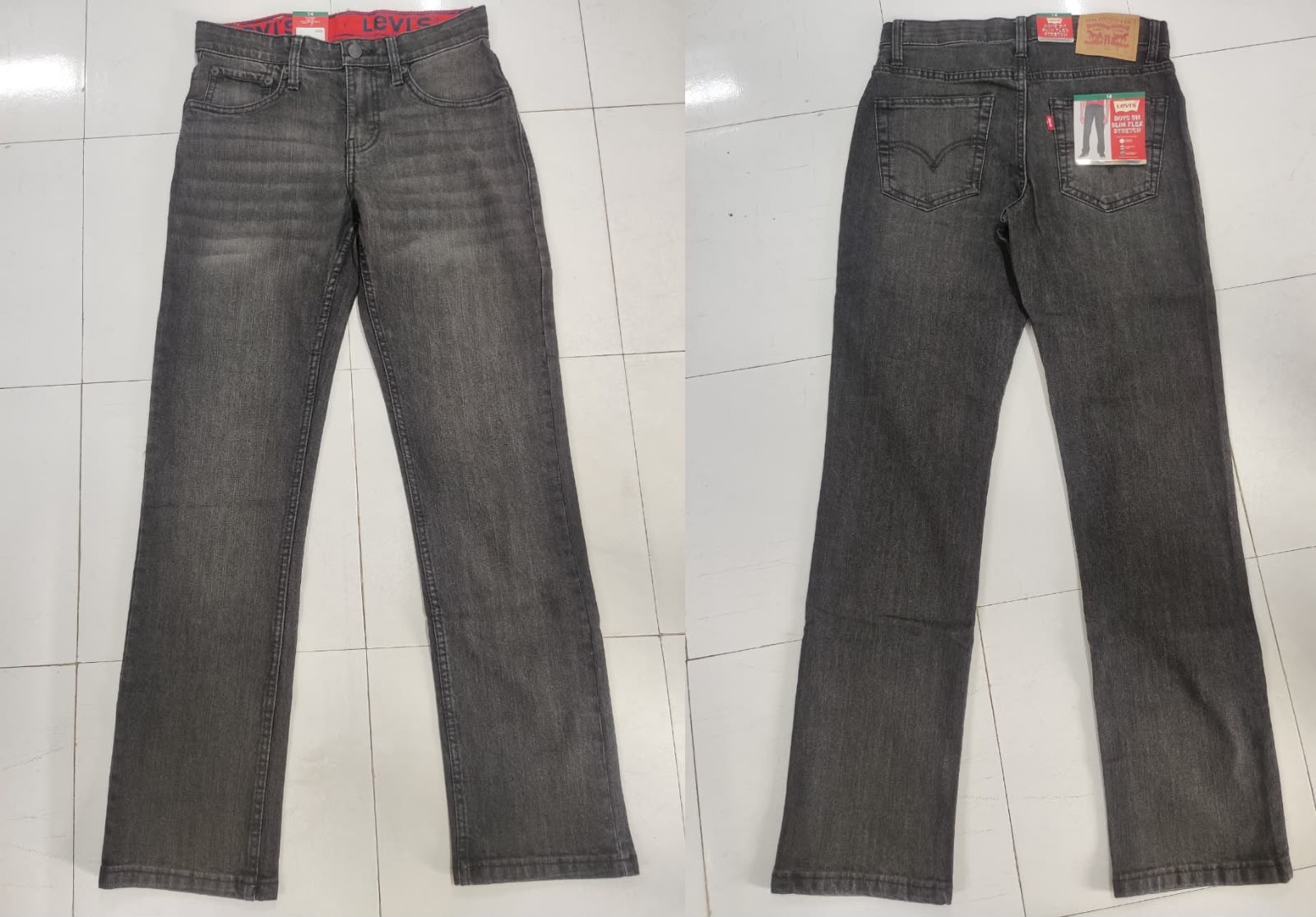 WhatsApp Image 2026-08-06 at 2.38.02 PM Adult Boys Denim Long Pant - Image 1